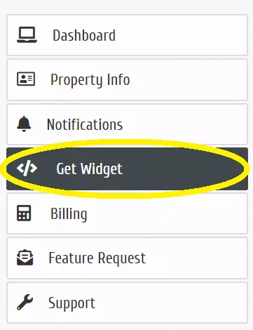 Get Widget Button