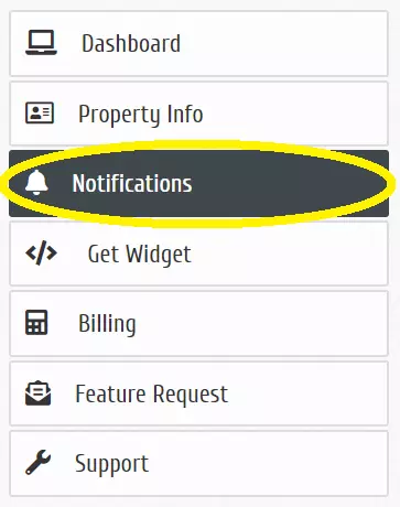 Notifications Tab